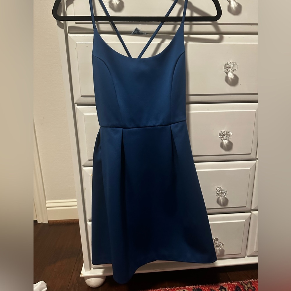 Blue Cocktail Dress